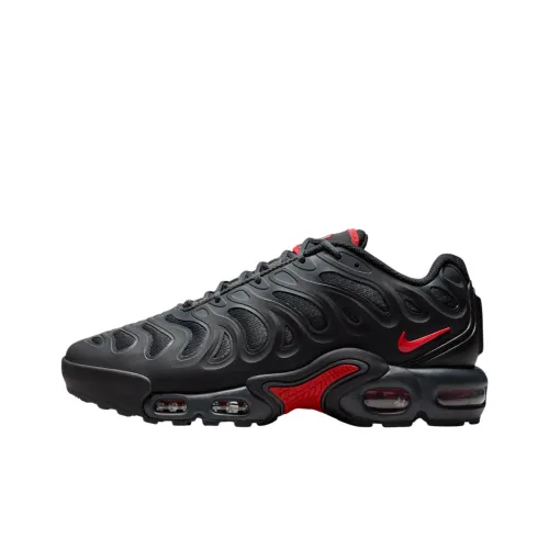 Nike Air Max Plus Anti Slip Wear Resistant Low Top Casual Running Shoes Men's Black