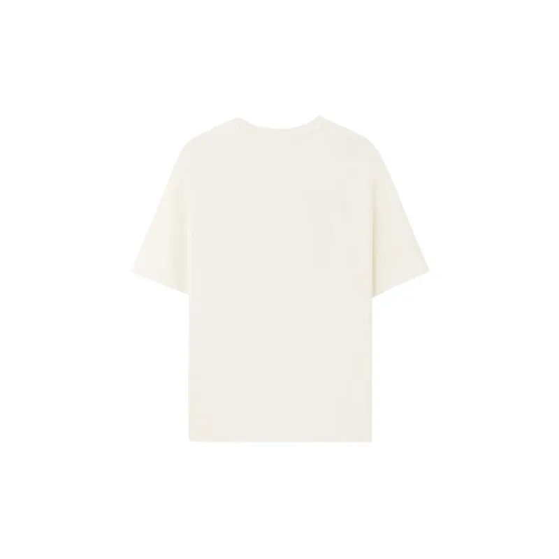 Skechers Sports Alliance Series T Shirt Men's Marshmallow White-1
