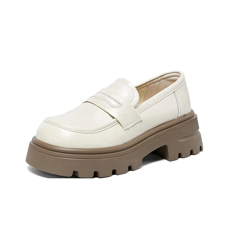 DAPHNE Loafers Women's Black/Beige-8