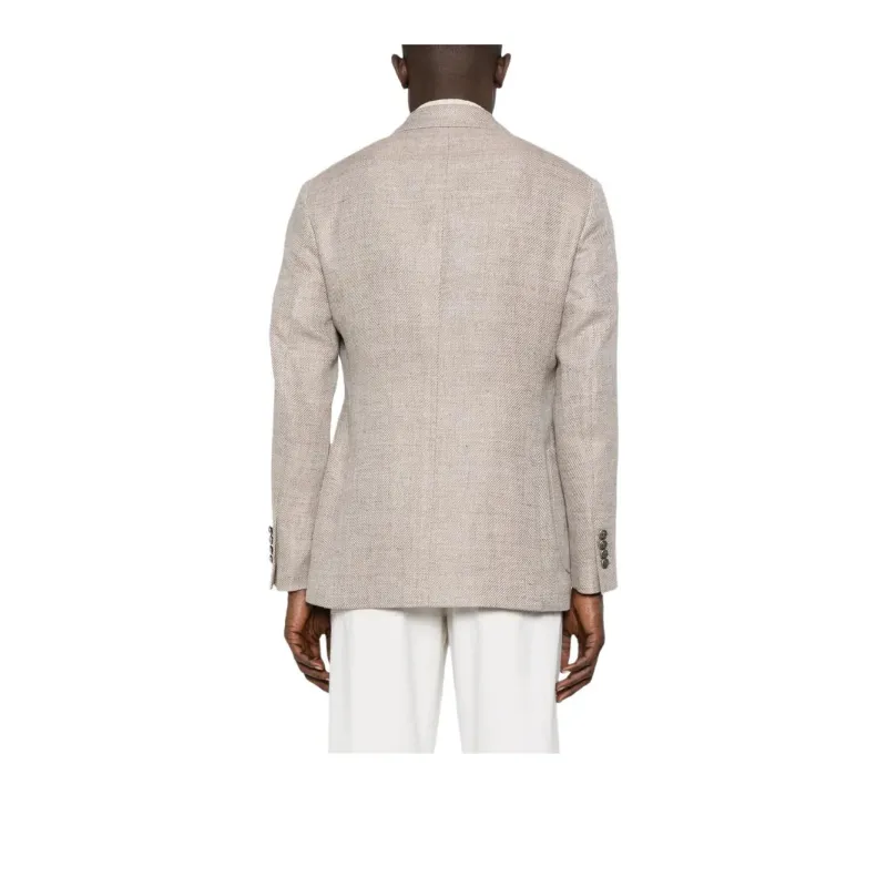 Brunello Cucinelli Mélange effect Blazer-2