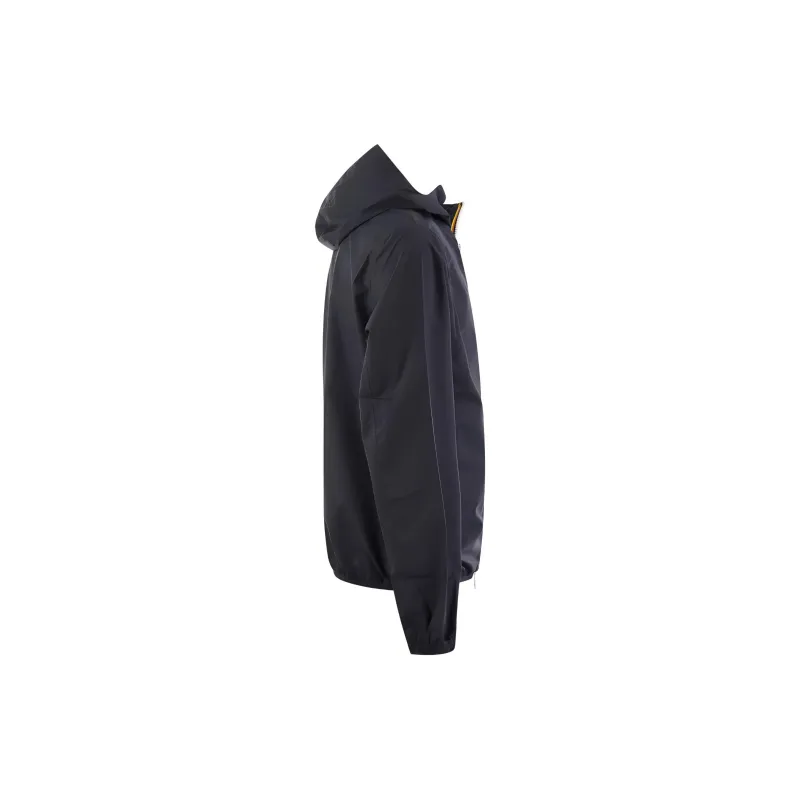 K WAY Logo Printed Hooded Zipped Jacket-2