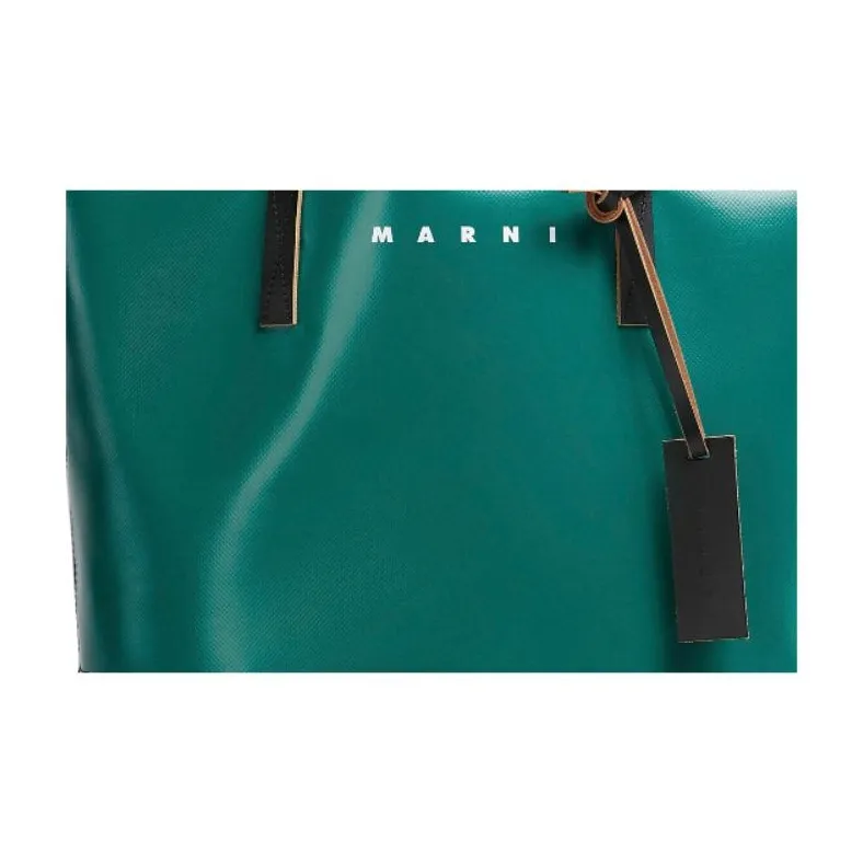 MARNI Tribeca Two-Tone Top Handle Tote Bag-4