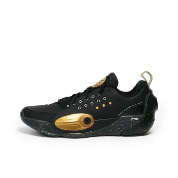 LiNing Full City 13 Cushioning Anti Slip And Wear Resistant Low Top Basketball Shoes Men's Black