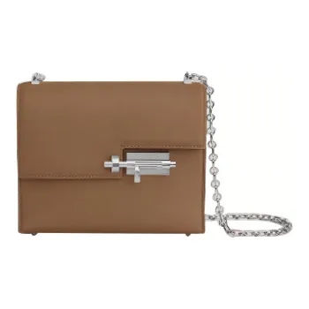 HERMES Verrou Allegro Calfskin Handgun Bag Shoulder Bag Crossbody Bag Mini Women's Noir