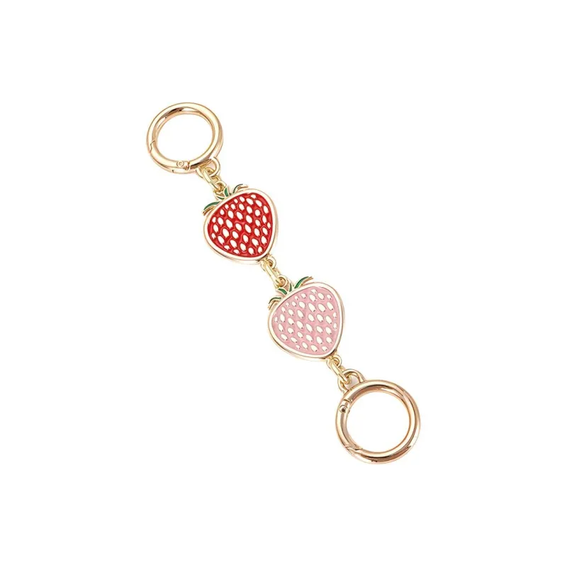 Lan Bao Fan Metal Bag Strap Women's Red Pink-4