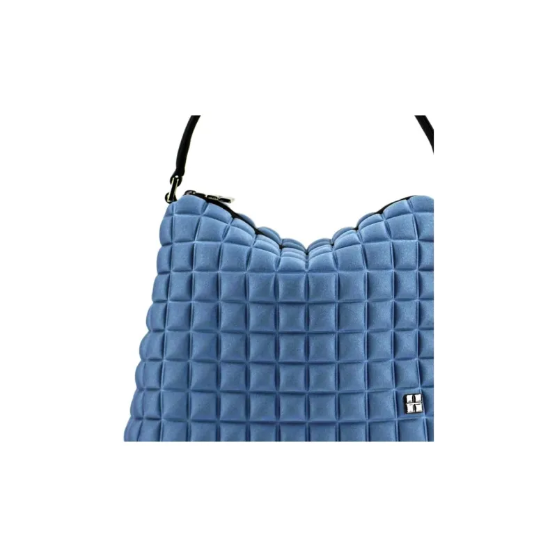 BPRIME 3D Cube Fabric Crossbody One Shoulder Handbags Small Size Women's Vienna Color-2
