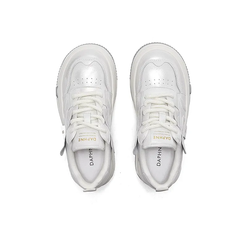 DAPHNE Anti-Slip And Wear-Resistant Lightweight Height Increasing Low-Top Skateboard Shoes Women's-3