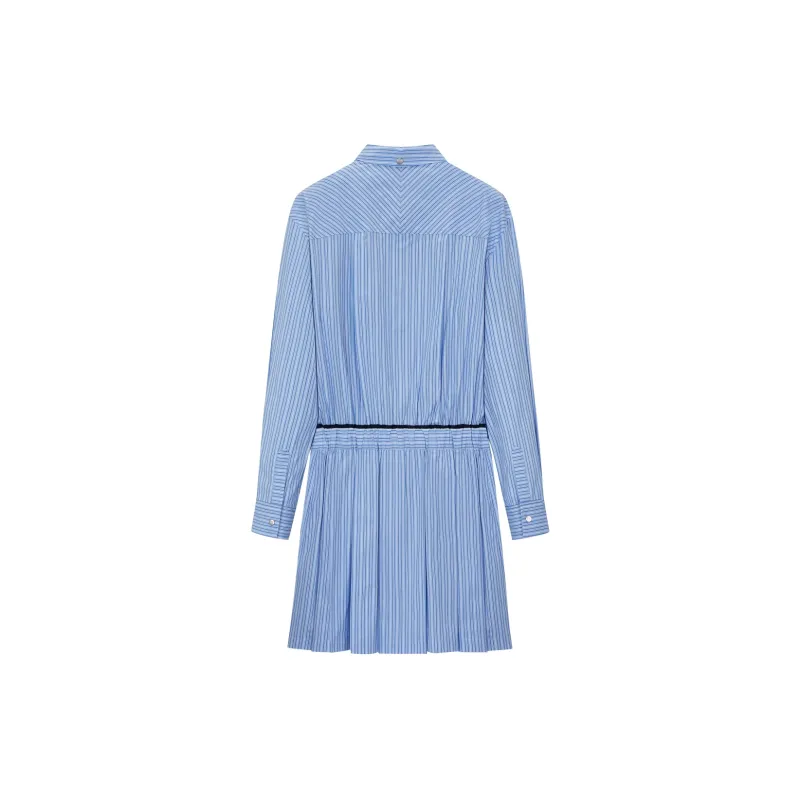 Teenie Weenie Long Sleeved Dress Women's Blue-1