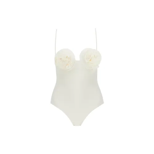 Magda Butrym 3D Flower Bustier Swimsuit