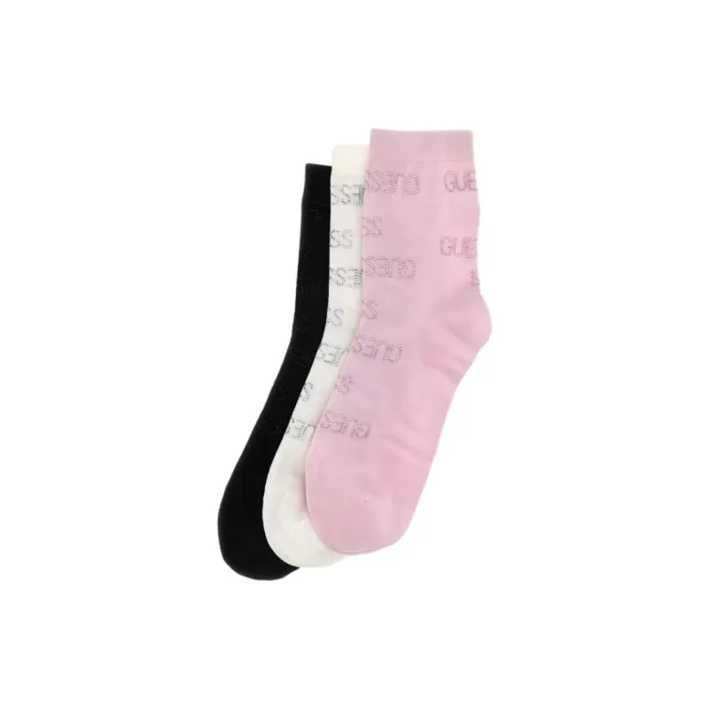 GUESS Mid-Calf Socks Women's 3 Pack-0