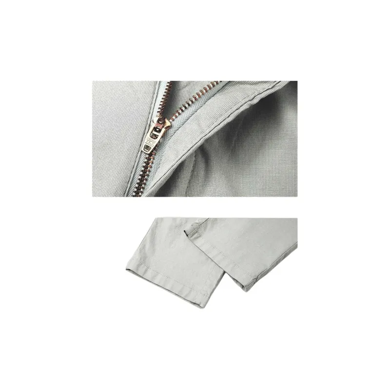 HLA Casual Pants Men's Khaki Pattern-3