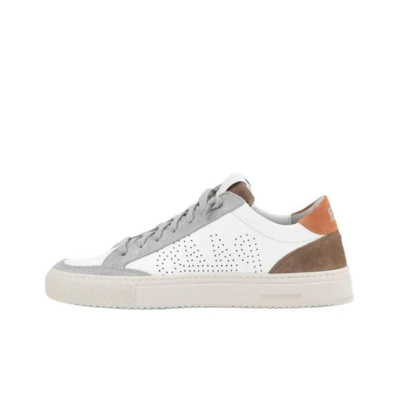 P448 Sun Low-Top Skateboard Shoes Men's White-0