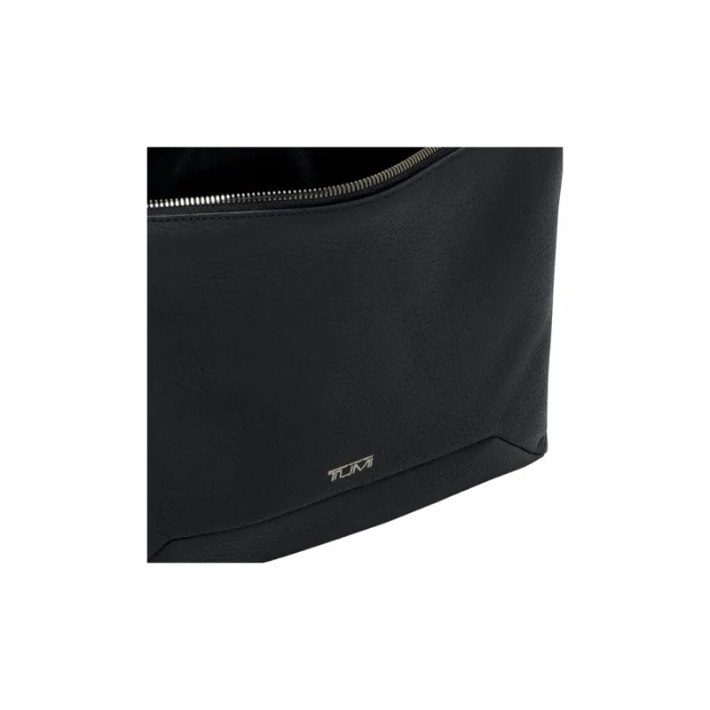 TUMI Leather Shoulder Bag Clutch Regular Men's Black-3
