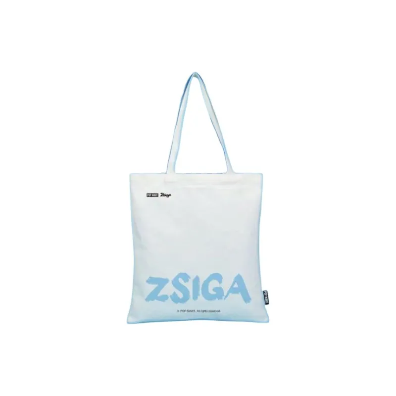 POP MART Zsiga Canvas Handbag Regular Unisex White-2
