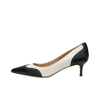 LAUREN RALPH LAUREN Adrienne Slim Heel High Heels 5cm Women's Black White