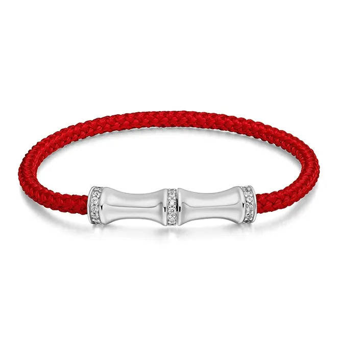 HEFANG All Things Spiritual Collection 925 Sterling Silver All Things Will Go Well Red String Bracelet Unisex-6