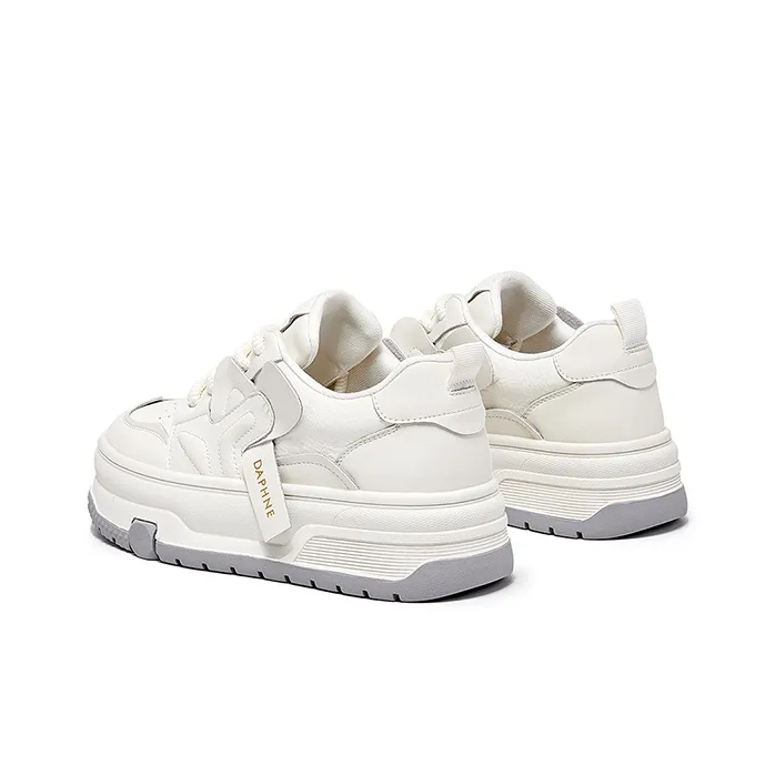 DAPHNE Anti-Slip And Wear-Resistant Lightweight Height Increasing Low-Top Skateboard Shoes Women's-16