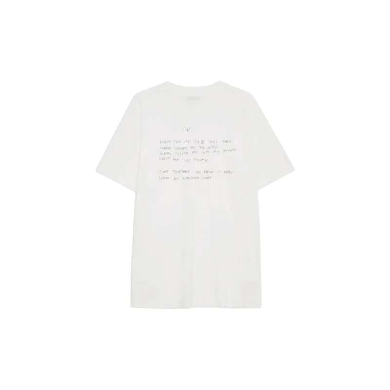 Anine Bing Signature Logo Relaxed Top-1