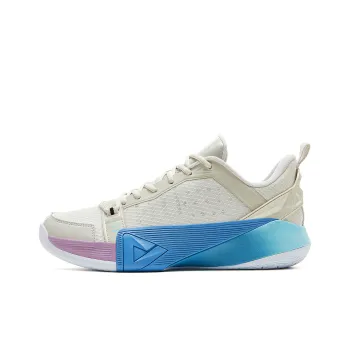 PEAK Taichi Siege Cushioning, Rebound, Abrasion Resistant, Slip Resistant Low Top Basketball Shoes Men's Mist Gray