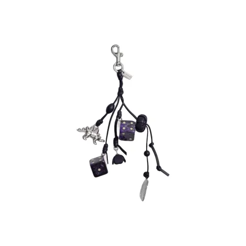 COACH Metal Pendants Women's Silver/Midnight Marine Blue