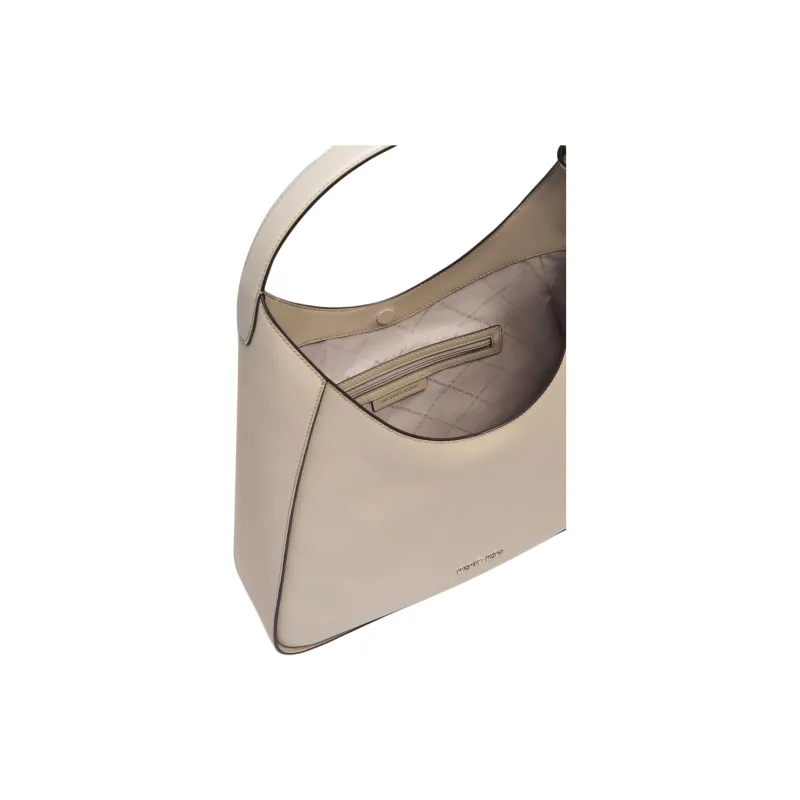 MICHAEL KORS Cow Leather Shoulder Bag Tubas Women's Light Sand-4