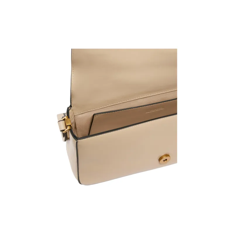 PINKO Love Bag Cow Leather Shoulder Bag Large Size Women's Light Umber-2