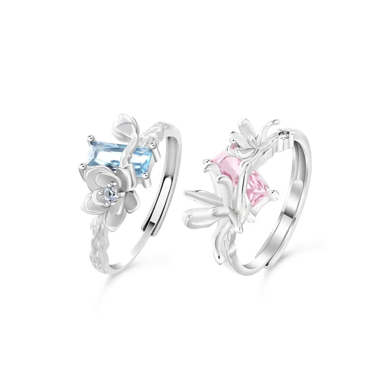 VIVIWELL S925 Silver Rings Unisex-2