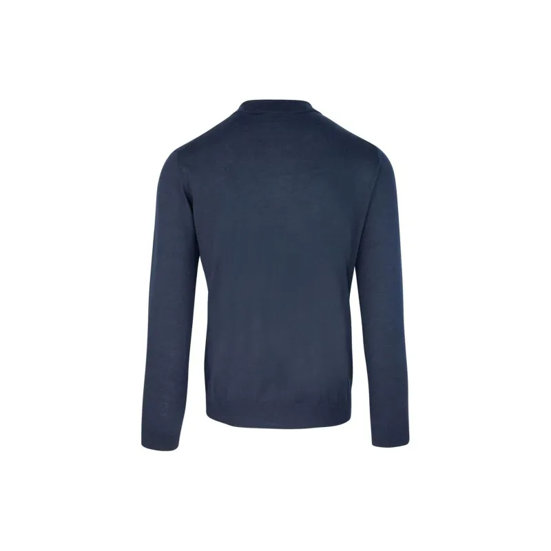 PAOLO PECORA MILANO FW24 Polo Shirt Men's Blue-1