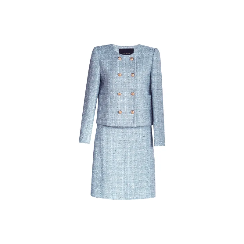 ROEYSHOUSE Skirt Set Women's Blue-1