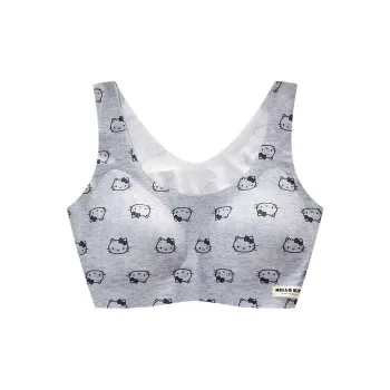 GUKOO x Hello Kitty Bra Women's Heather Gray