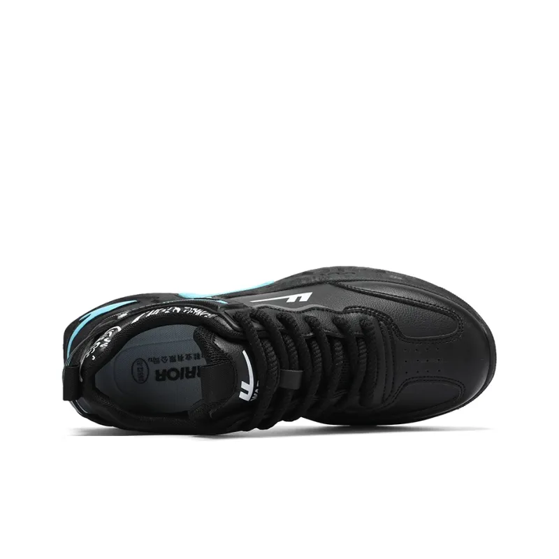 Warrior Wear-Resistant Breathable Height Increasing Low-Top Chunky Sneakers Men's-11