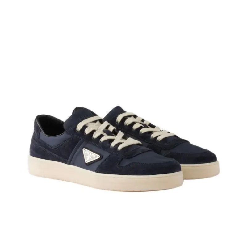 PRADA Downtown Low Top Skateboard Shoes Men's Dark Blue-1