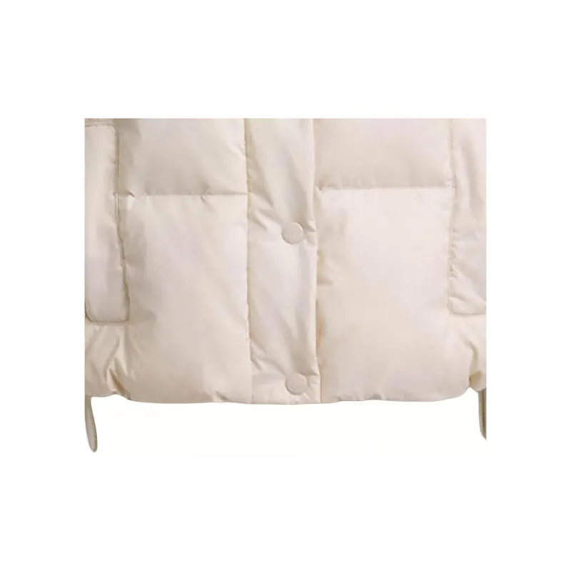COACH FW23 Puffer Jacket Women's Ivory White-6