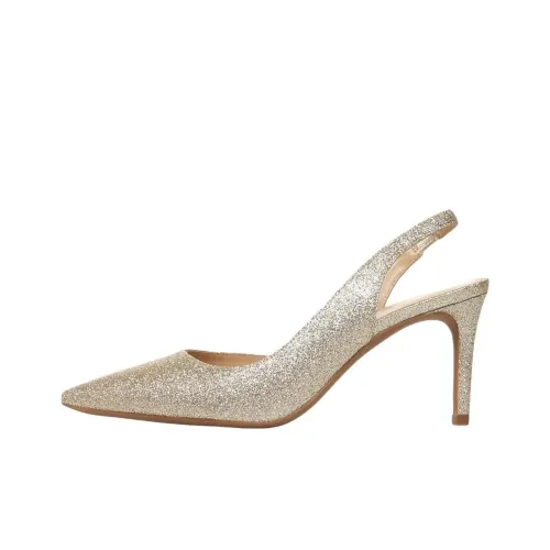 MICHAEL KORS Alina Slim Heel High Heels 8cm Women's Gold