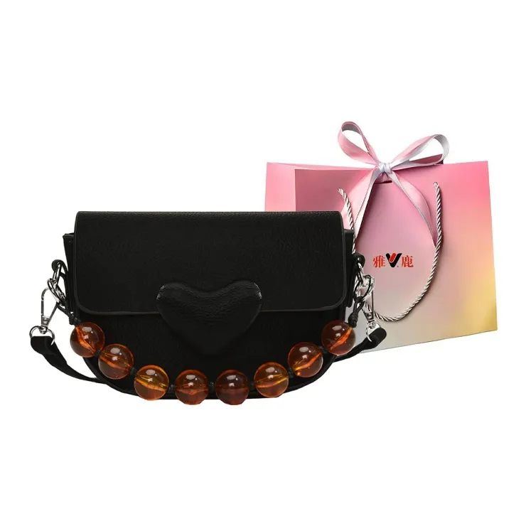 Yalu PU Shoulder Bag, Crossbody Bag, Handbag Women's Black/Matcha/Pink/Ecru-0