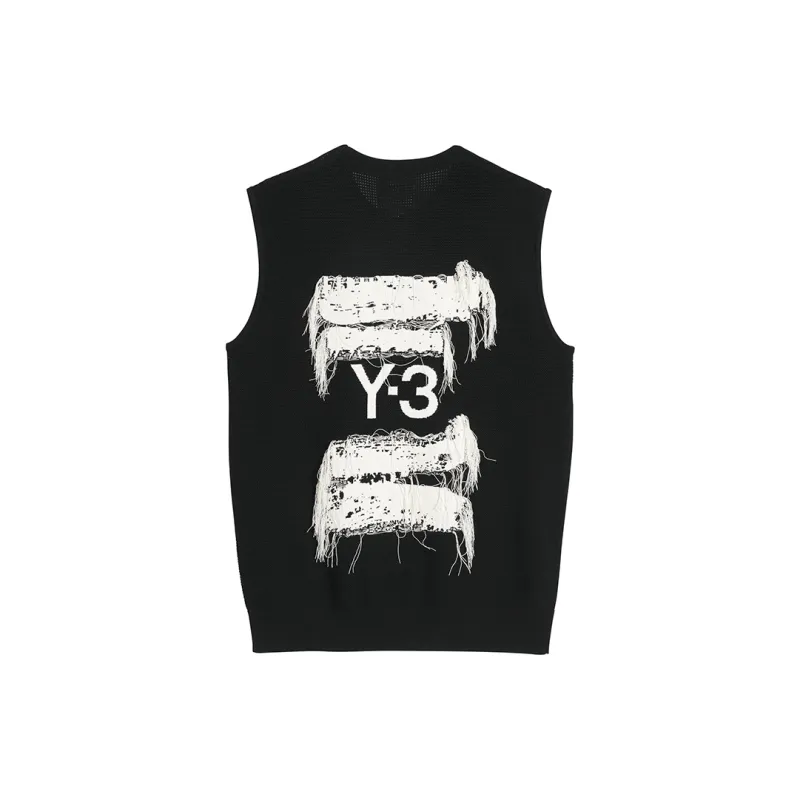 Y 3 Free Shipping With AdiClub Y 3 Graphic Knit Vest-0