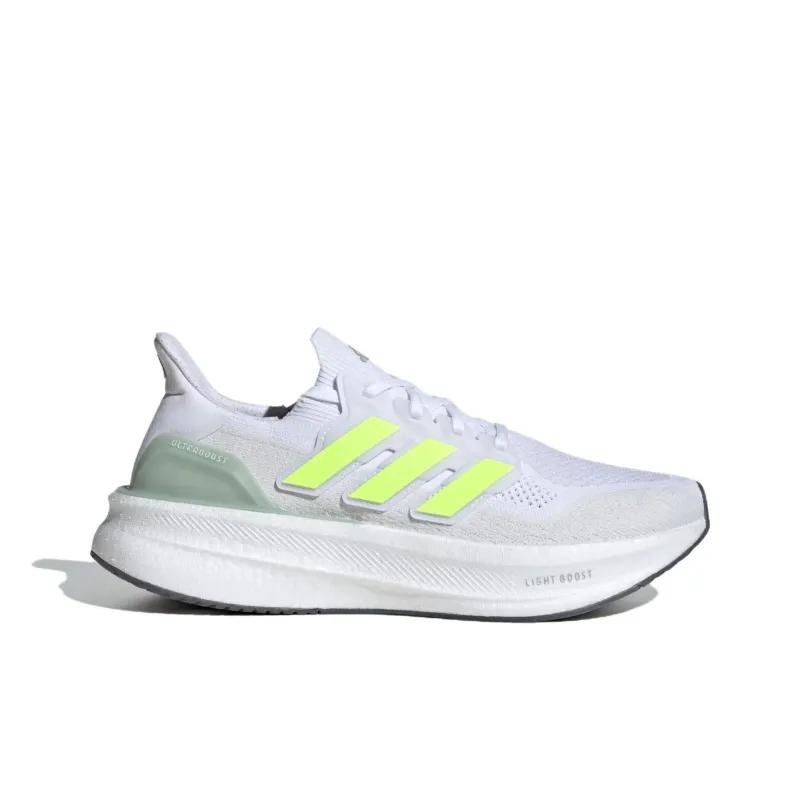 Adidas Ultraboost 5.0 Slip Resistant And Breathable Low Top Casual Running Shoes Men's Silver White-1