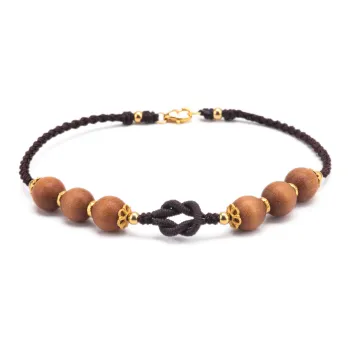 Listen To The Flowers Bloom Barbie Sandalwood Bracelets Women's