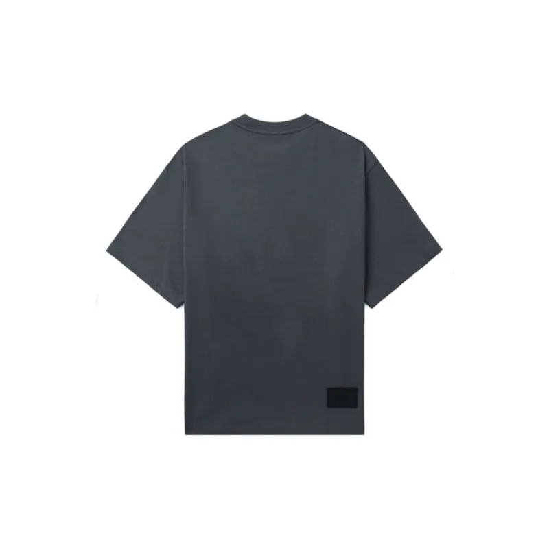 WE11DONE Multi Logo T Shirt 'Charcoal'-1