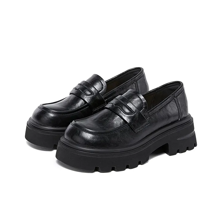 DAPHNE Loafers Women's Black/Beige-2