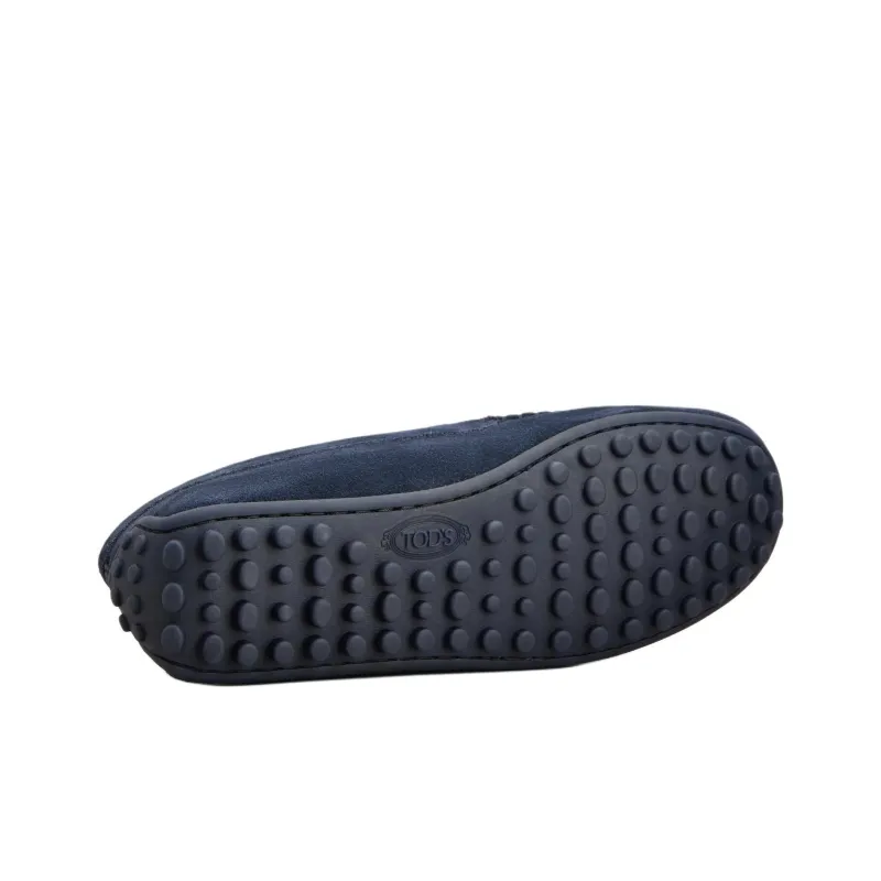 TOD'S City Gommino Beanie Shoes Women's Blue-4