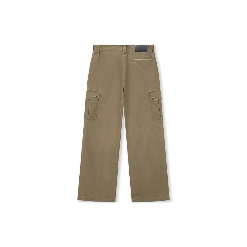 BONELESS Cargo Pants Unisex Olive Green-1