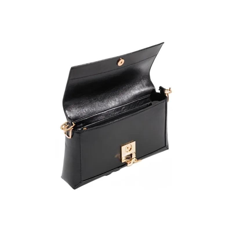 SAM EDELMAN Cow Leather Handbag Shoulder Bag Medium Size Women's Black-2