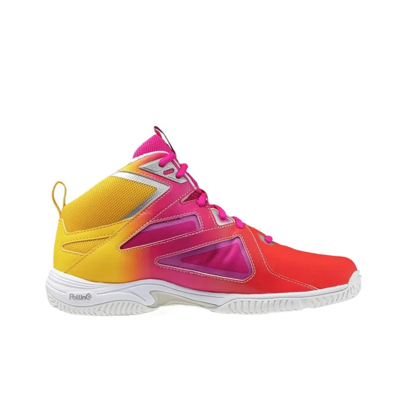 Mizuno Shock Absorbers High Top Training Shoes Unisex Red-1