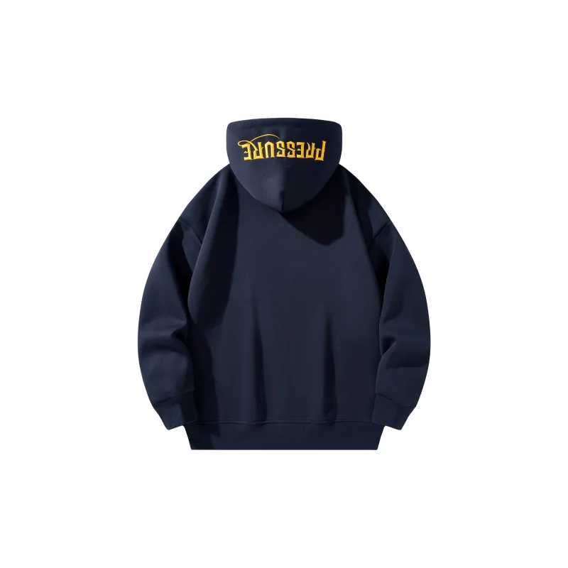 PRESSURE Sweatshirt Unisex Navy Blue & Yellow-1
