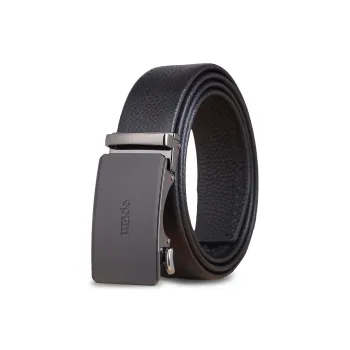 Red Bean Top Grain Cow Leather Leather Belts Men's 3.5cm