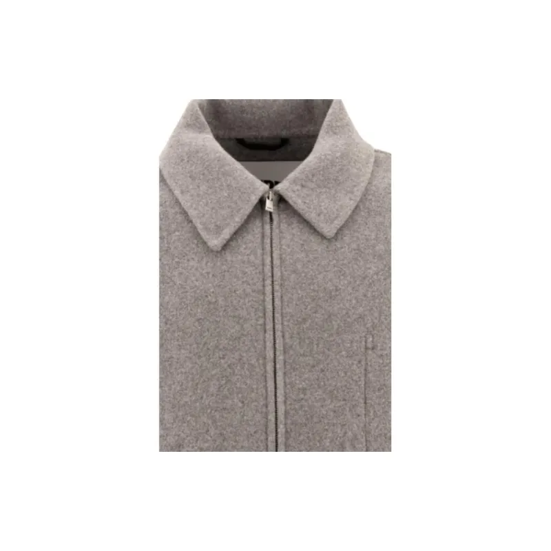 JIL SANDER + Relaxed Fit Zip Up Jacket-2