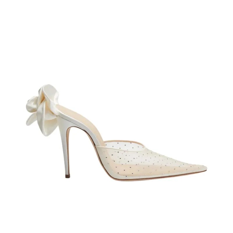 Magda Butrym 105mm Flower embellished Mules Women's-1