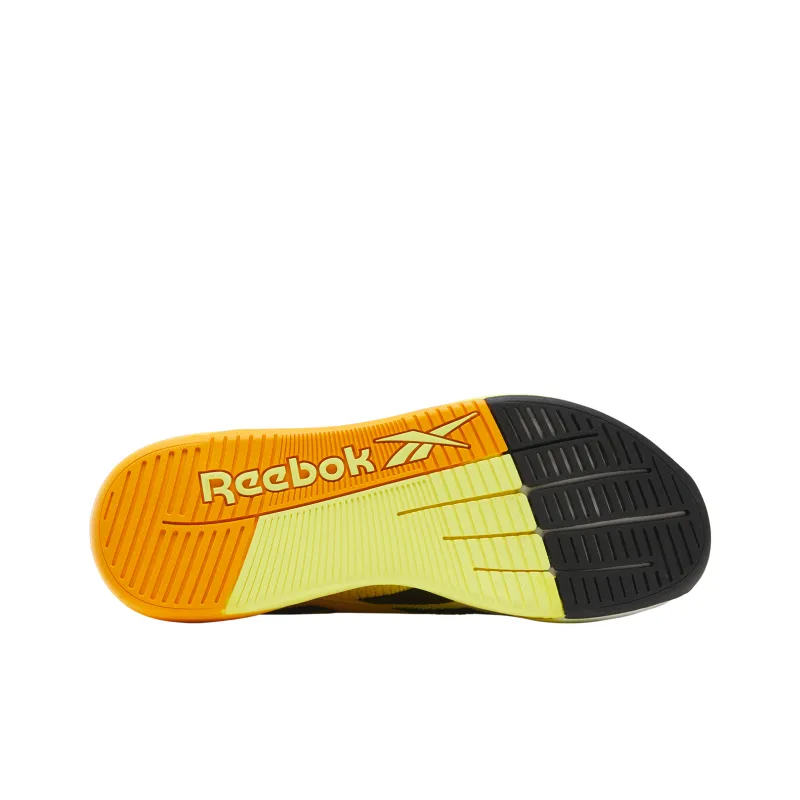 Reebok Nano X5 'Chalk Black Electric Amber'-4