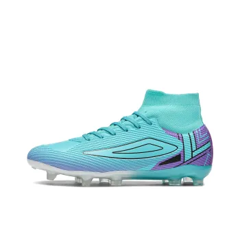 Keliqee Soccer Shoes Unisex High Top Aqua